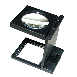 Bresser 5x folding magnifier (linen tester)