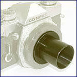 1.25" and 2" standard T-mount SLR camera adaptors