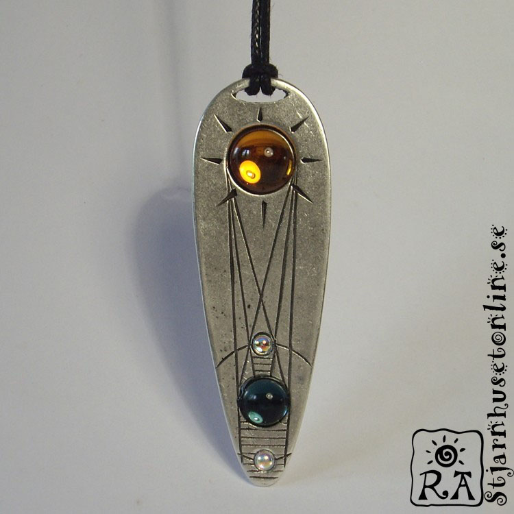 Theory of Eclipses -  necklace and keyring