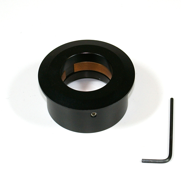 Ultra low profile 1.25" to 2" eyepiece adaptor with filter thread