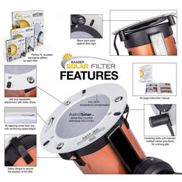 Baader Planetarium ASTF solfilter för teleskop Baader Planetarium ASTF solfilter för teleskop